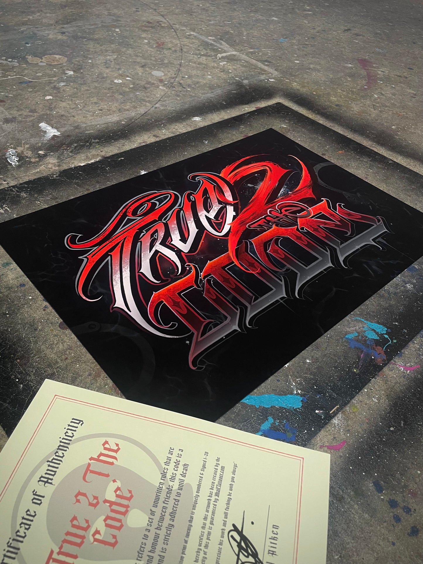 True 2 the Code SOLDOUT